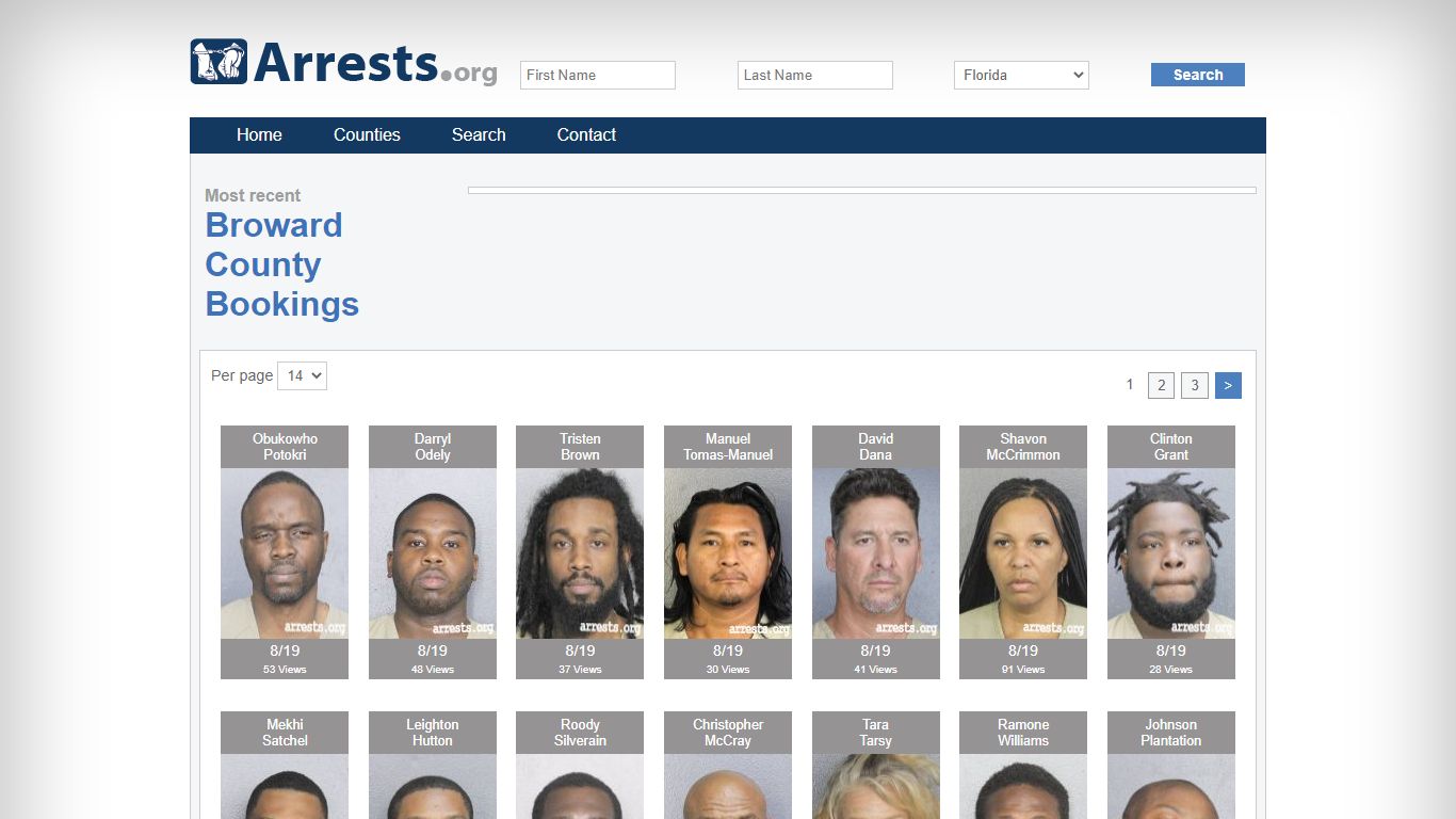 Broward County Arrests and Inmate Search